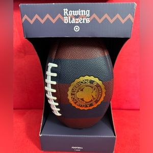 Rugby Stripe Crest Football